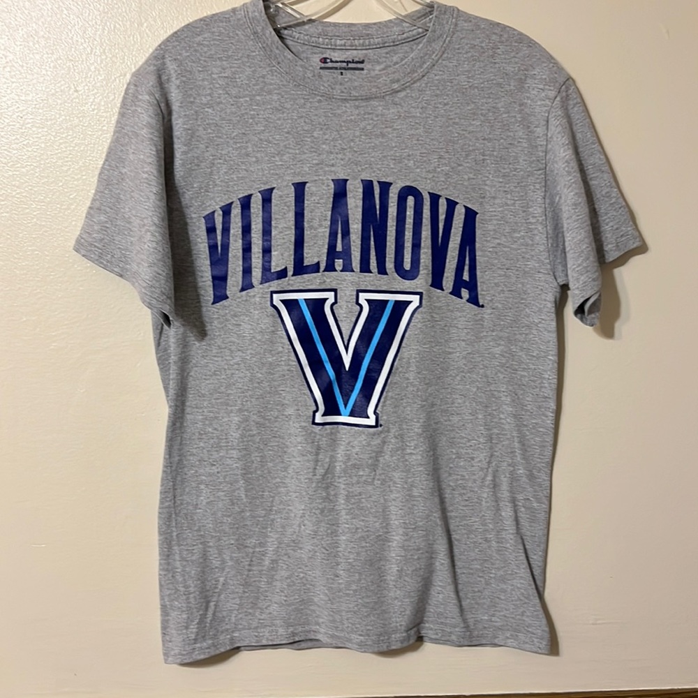CHAMPION VILLANOVA SHORT SLEEVE TEE PULLOVER SHIRT SIZE SMALL
